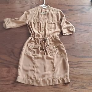 Silky cargo dress